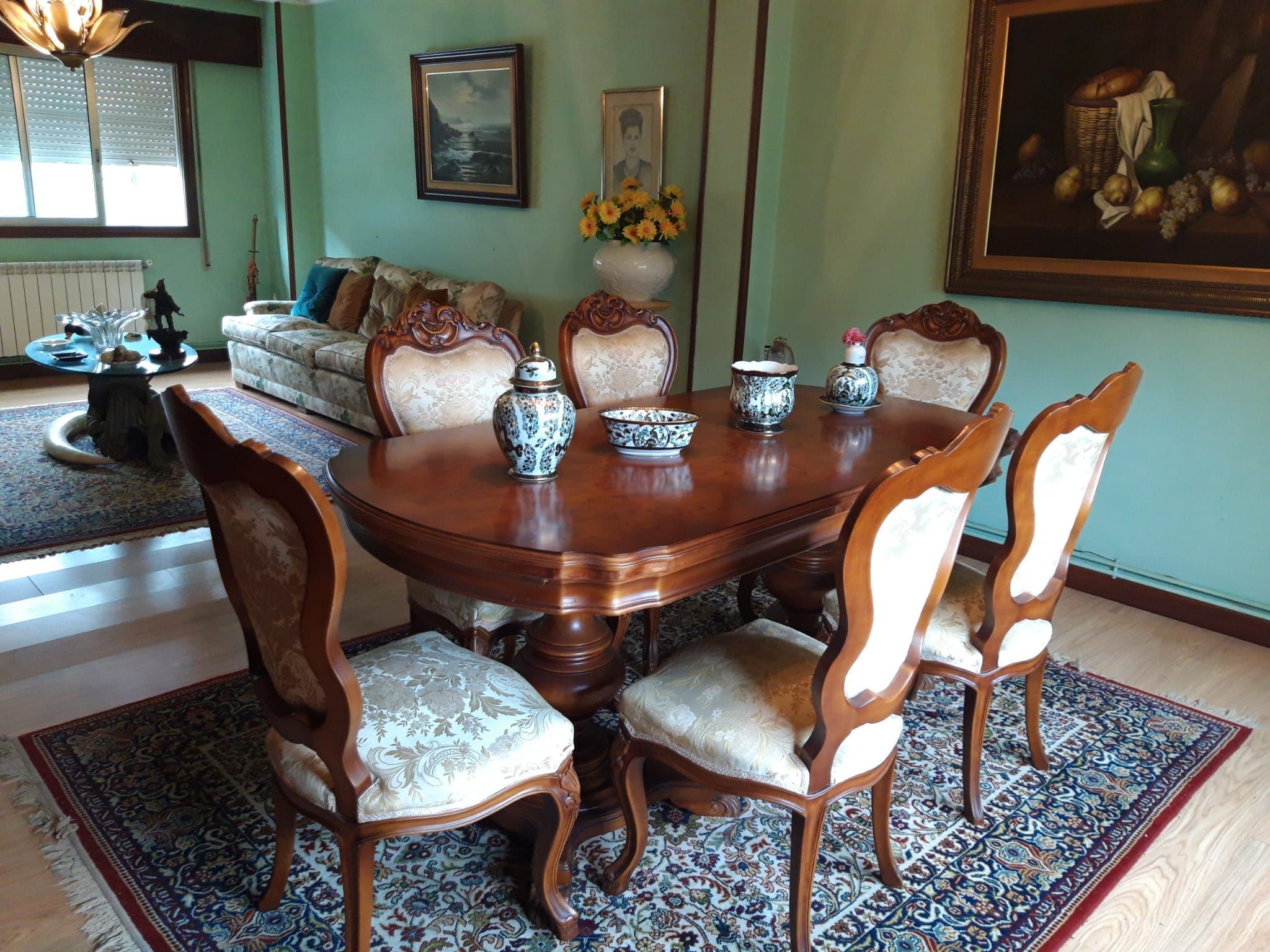 Dining room of House or chalet for sale in Vigo   with Heating, Private garden and Parquet flooring