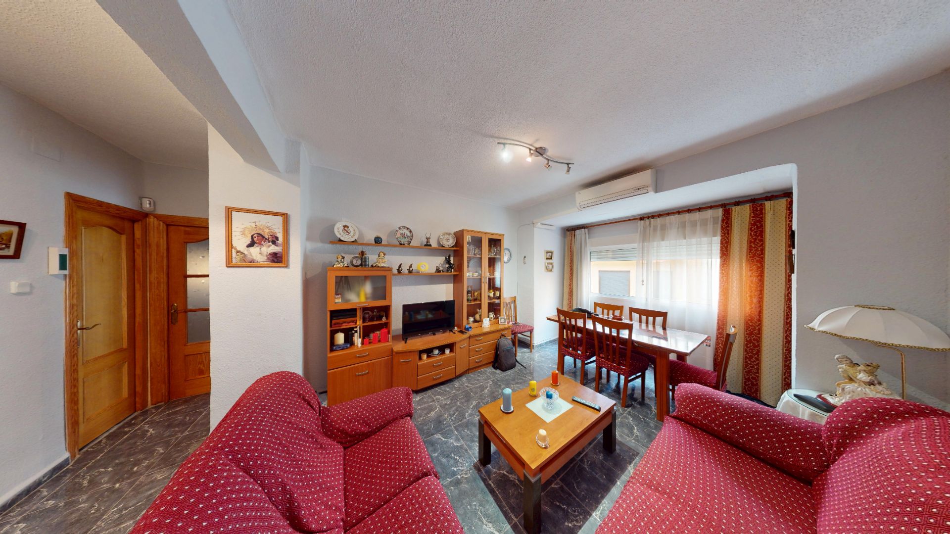 Sala d'estar de Pis en venda en Alicante / Alacant amb Aire condicionat, Moblat i Balcó