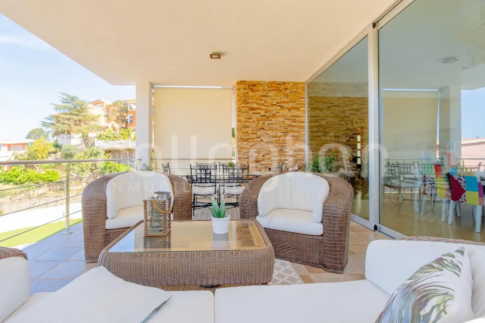 Terraza de Casa o chalet en venta en Chiva con Aire acondicionado, Calefacción y Jardín privado
