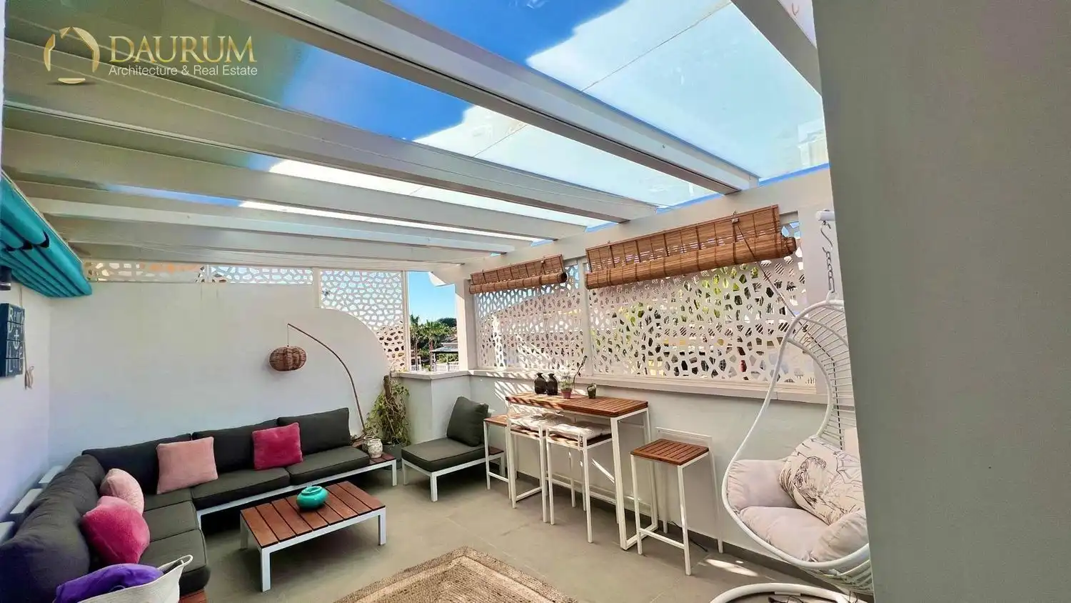 Terrace of Flat for sale in Marbella  with Air Conditioner, Heating and Private garden