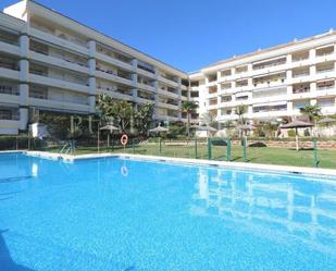 Swimming pool of Apartment for sale in Marbella  with Air Conditioner, Terrace and Swimming Pool
