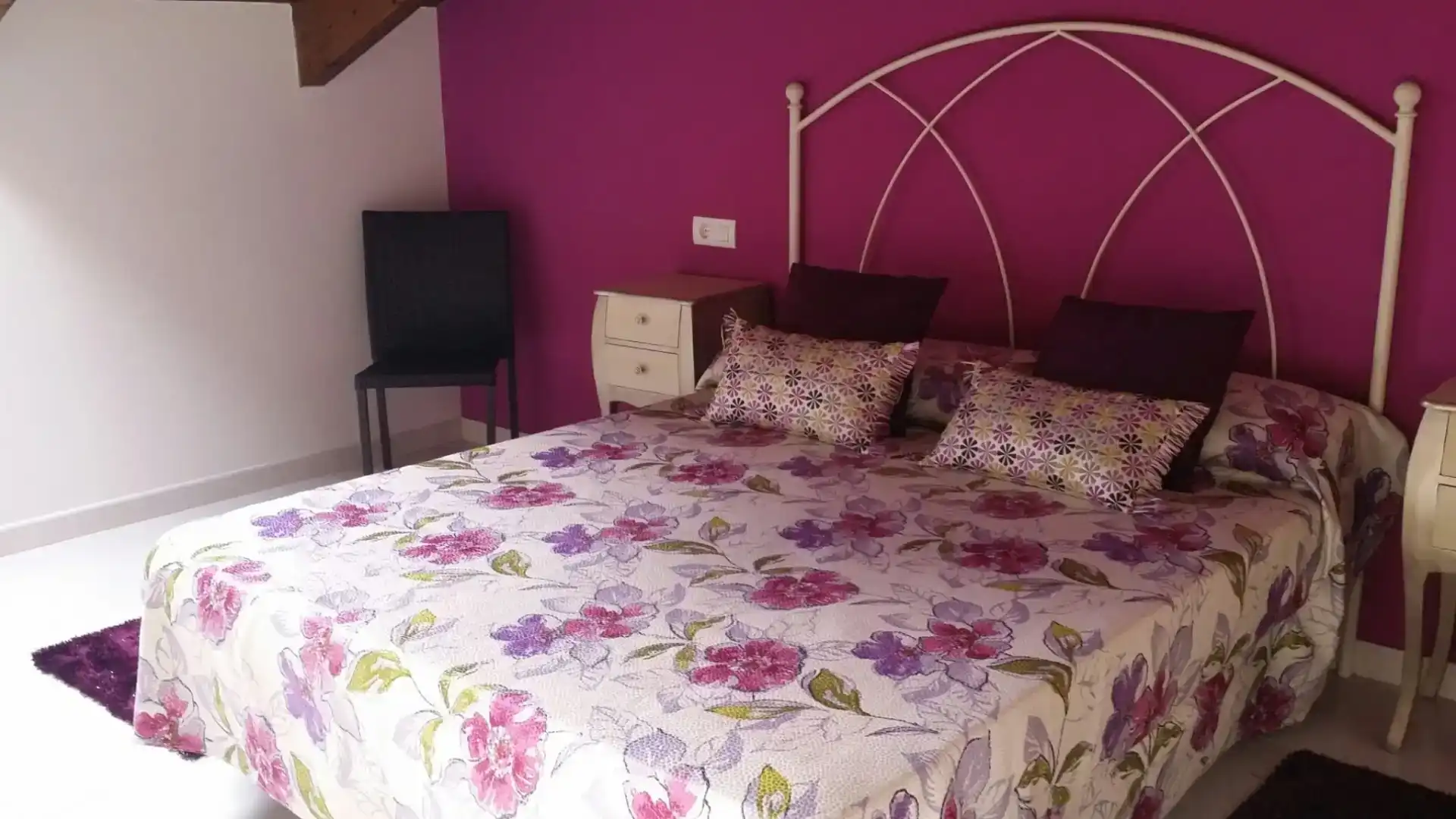 Schlafzimmer von Wohnung zur Miete in Ribadedeva mit Privatgarten, Schwimmbad und Möbliert