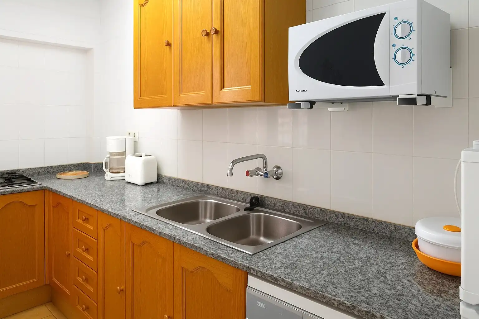 Cuina de Apartament de lloguer en Peñíscola / Peníscola amb Aire condicionat, Calefacció i Terrassa
