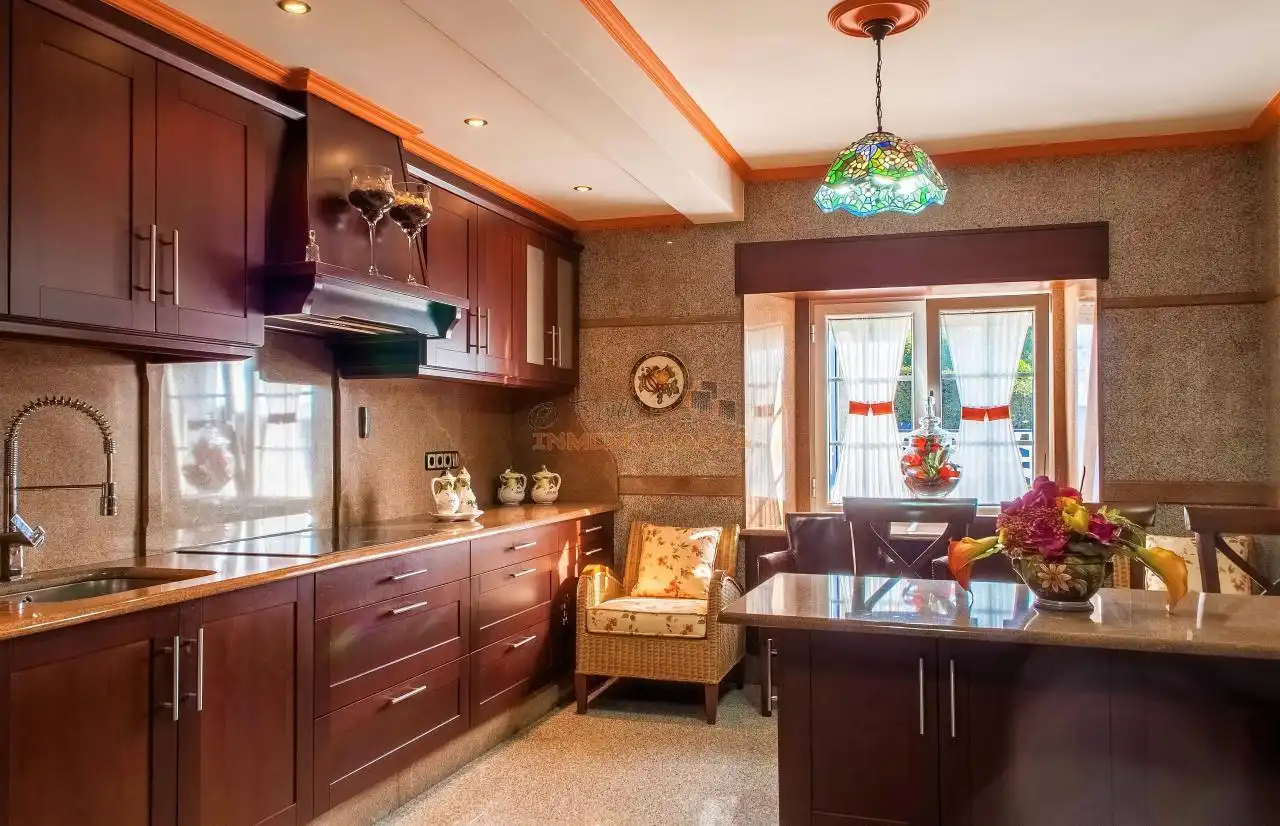 Cocina de Casa o chalet en venta en San Sadurniño con Calefacción, Jardín privado y Terraza