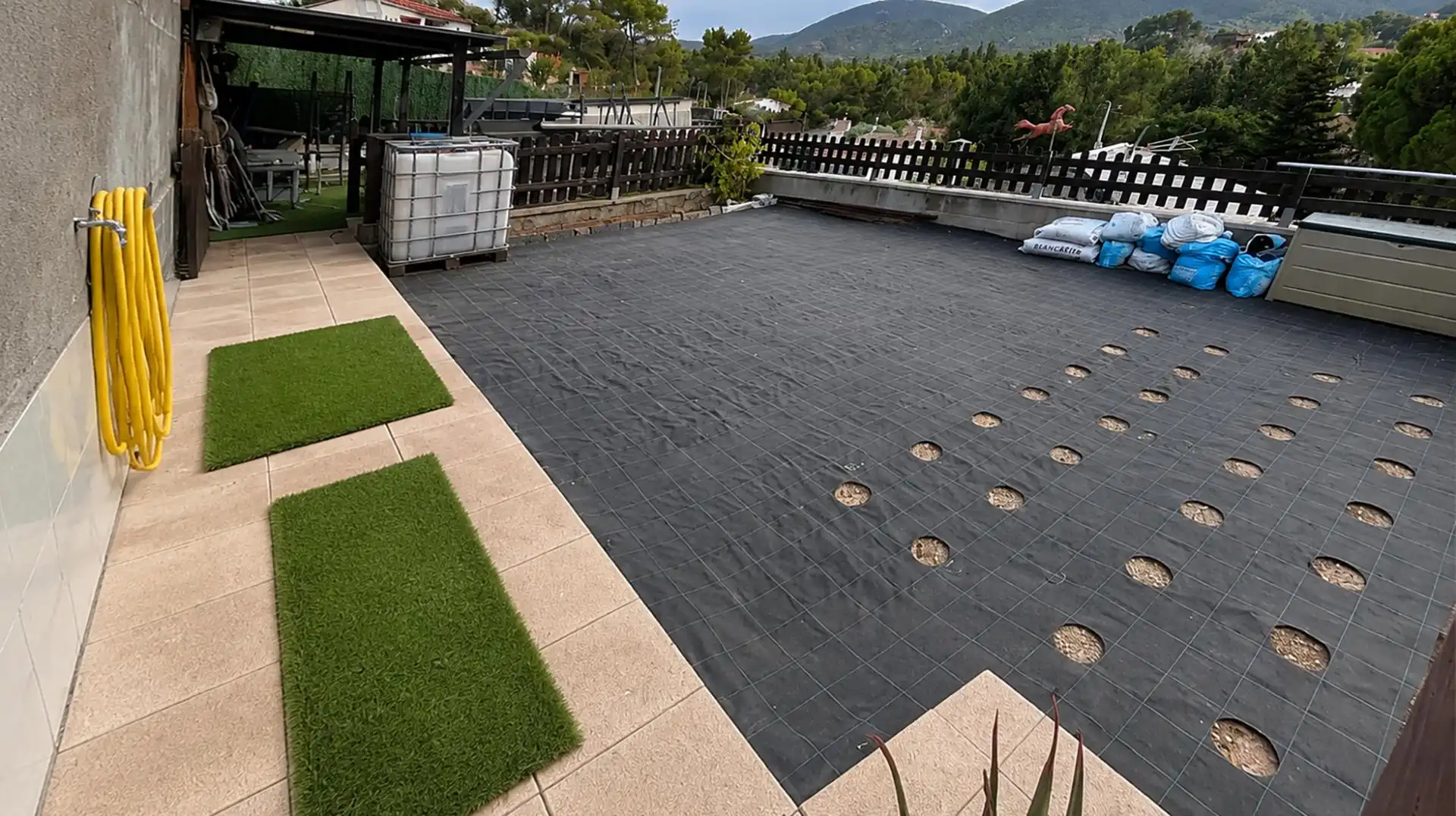 Piscina de Casa o xalet en venda en Vacarisses amb Calefacció, Jardí privat i Terrassa