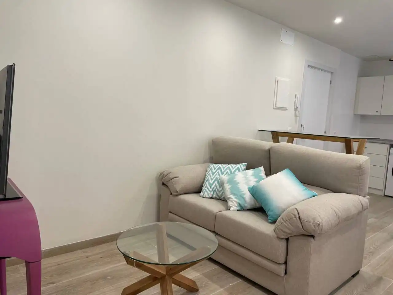 Living room of Houses for rent in Sa Pobla  with Air Conditioner, Terrace and Furnished