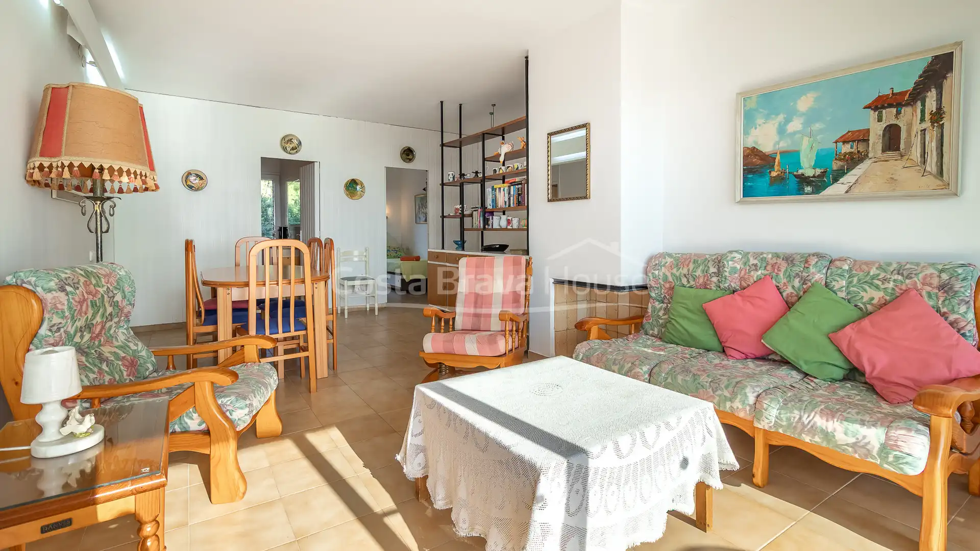 Sala de estar de Apartamento en venta en Begur con Calefacción, Terraza y Trastero