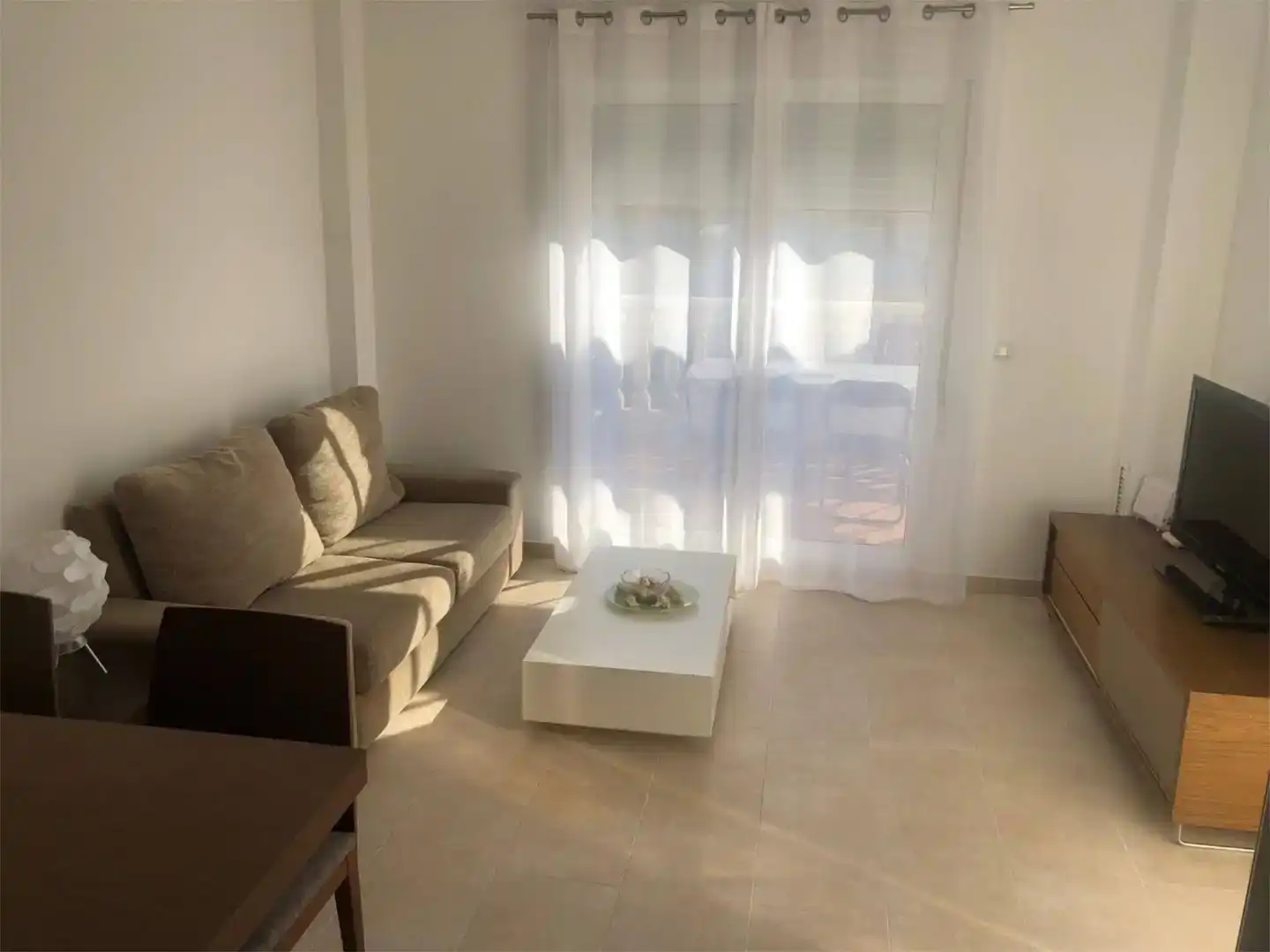Sala d'estar de Pis de lloguer en Oliva Playa