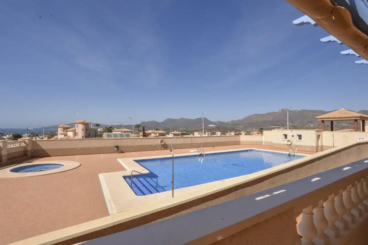 Swimming pool of Apartments for sale in Pulpí  with Air Conditioner, Heating and Terrace