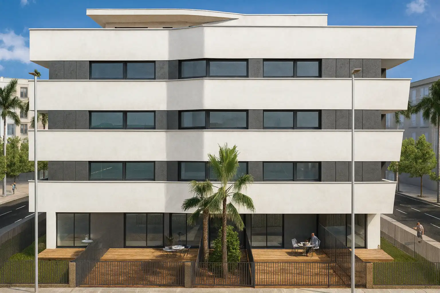 Vista exterior de Piso en venta en Murcia con Aire acondicionado, Calefacción y Trastero