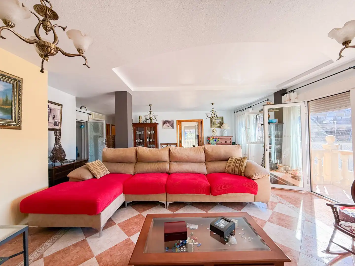 Sala de estar de Casa o chalet en venta en Águilas con Terraza, Trastero y Piscina