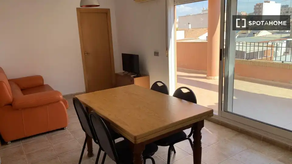 Comedor de Piso de alquiler en Sagunto / Sagunt con Aire acondicionado, Calefacción y Amueblado