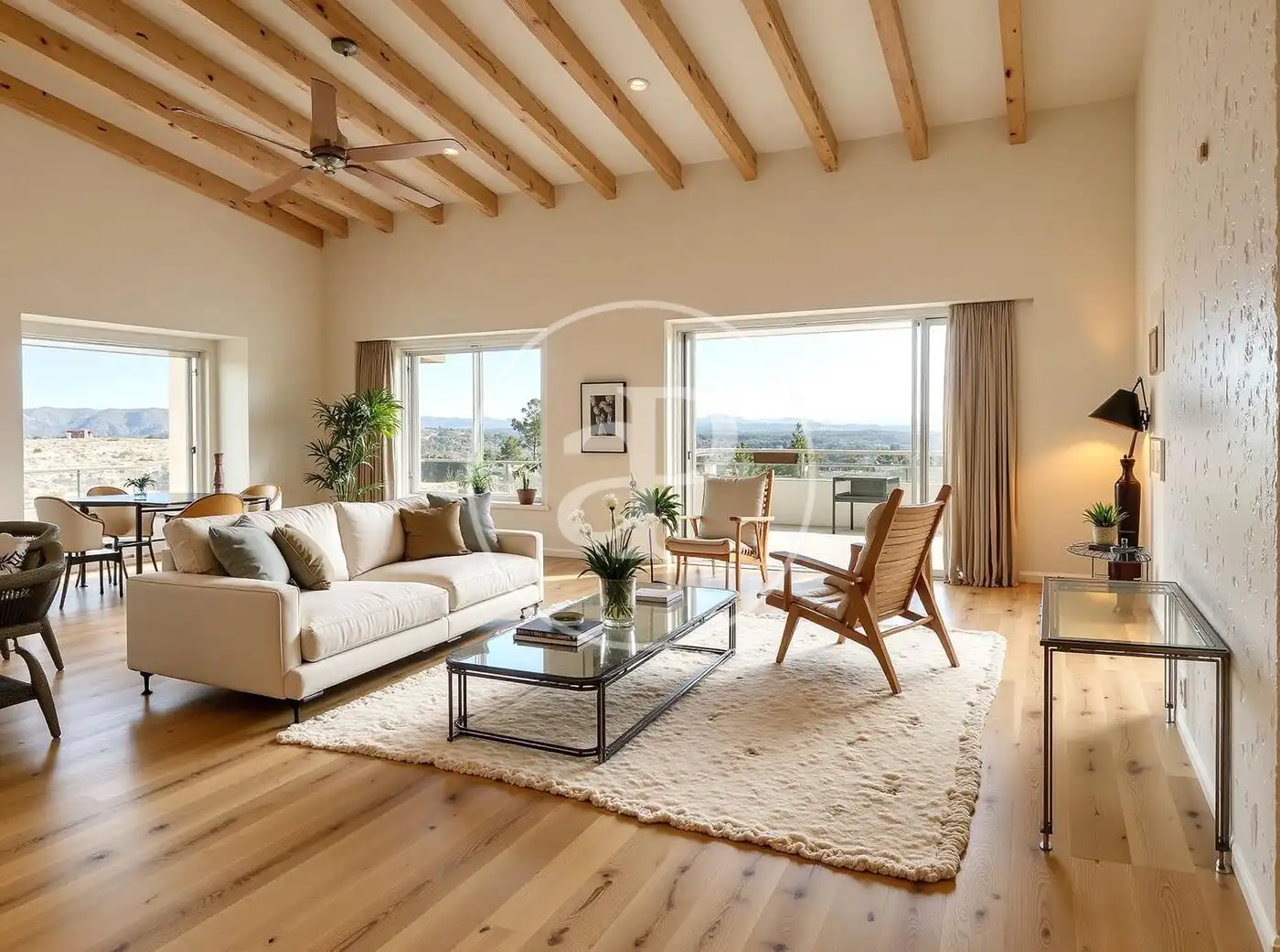 Sala de estar de Casa o chalet en venta en Campos con Aire acondicionado, Calefacción y Jardín privado