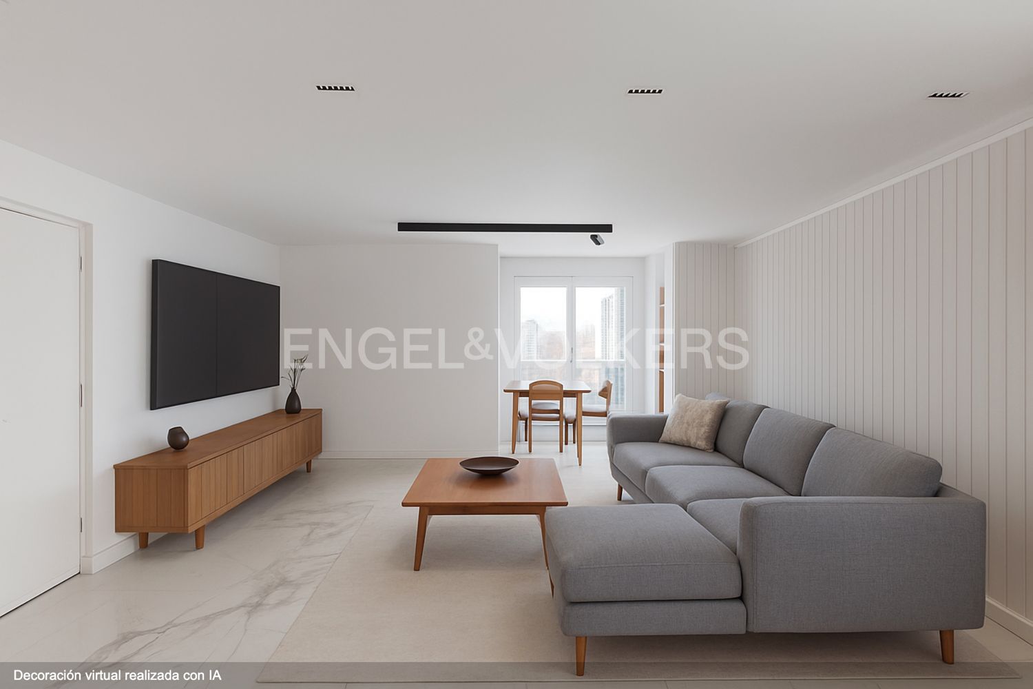 Sala d'estar de Àtic en venda en  Valencia Capital amb Aire condicionat, Calefacció i Terrassa