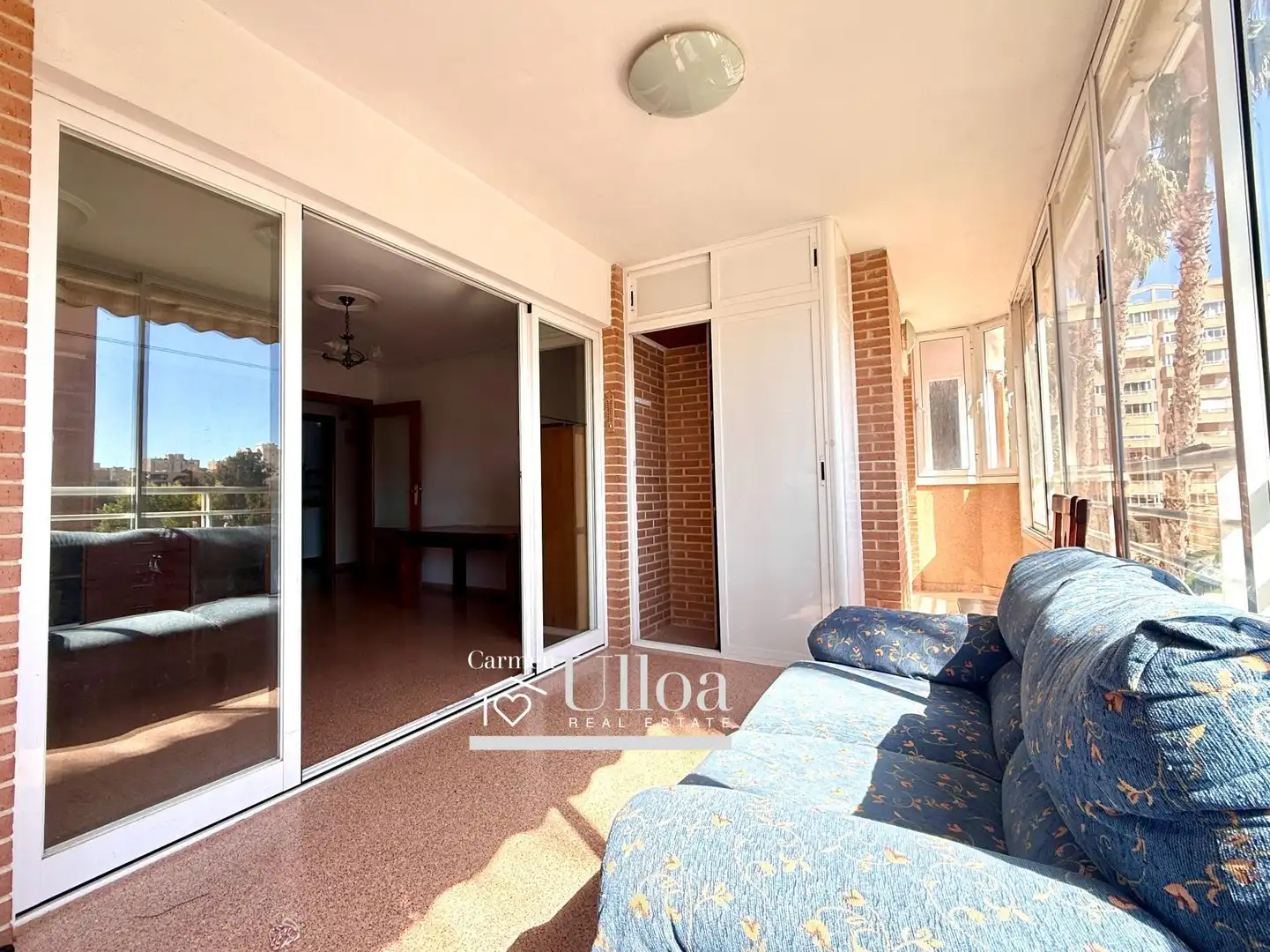 Terraza de Apartamento en venta en Alicante / Alacant con Jardín privado y Piscina comunitaria
