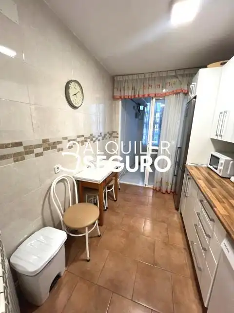 Kitchen of Flat for rent in Madrid  with Heating and Furnished