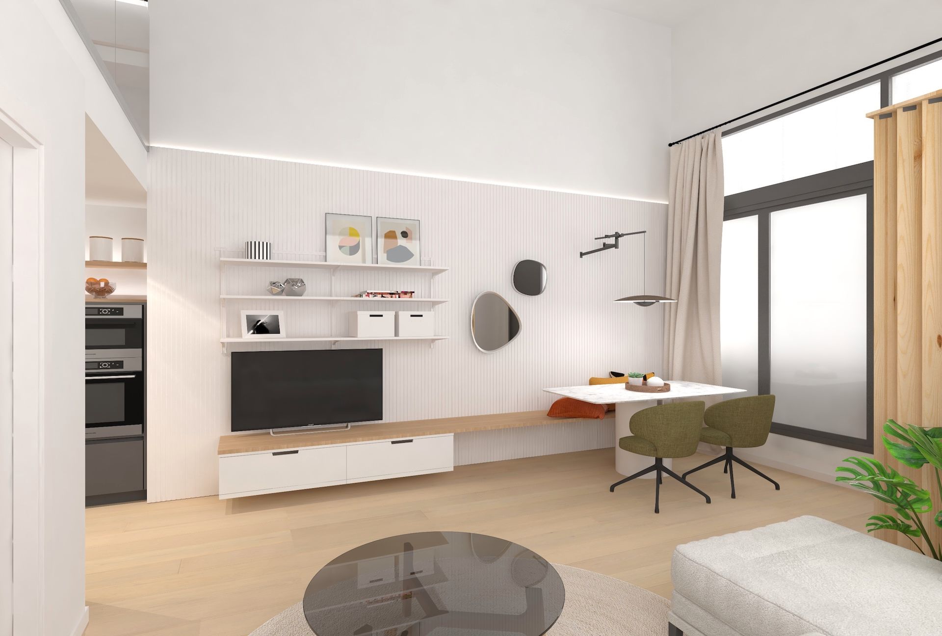 Sala d'estar de Pis en venda en Mollet del Vallès amb Aire condicionat, Calefacció i Parquet