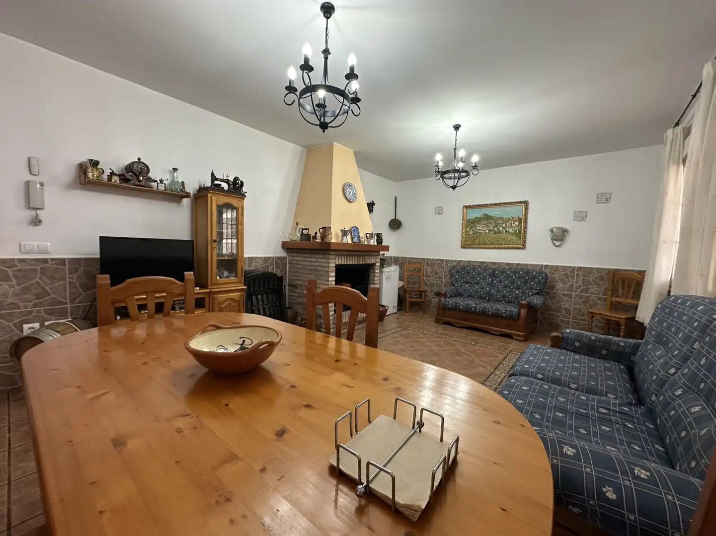 Sala de estar de Casa o chalet en venta en Almonacid de la Sierra con Aire acondicionado, Calefacción y Terraza