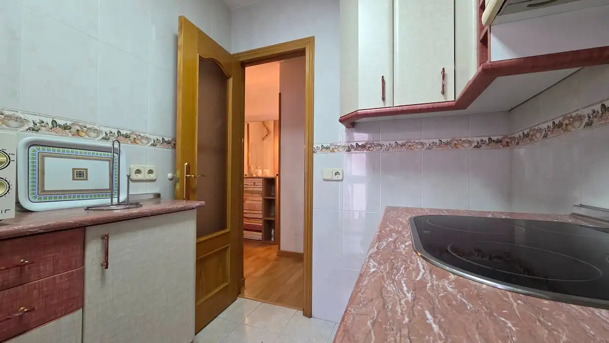 Kitchen of Flat for rent in Madrid  with Heating, Terrace and Furnished