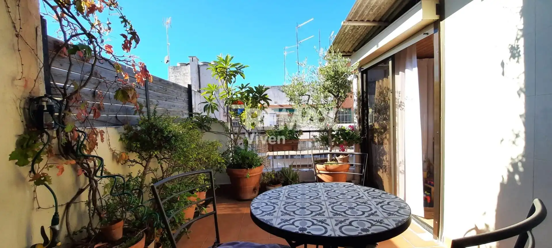 Terrassa de Àtic en venda en Vilanova i la Geltrú amb Calefacció, Parquet i Terrassa