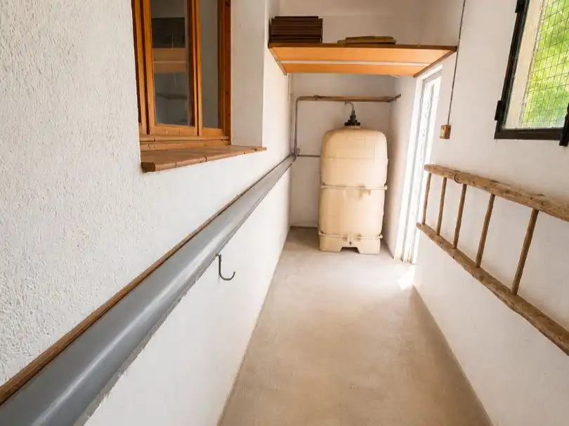 Balcony of Houses for sale in Horta de Sant Joan  with Air Conditioner, Terrace and Swimming Pool