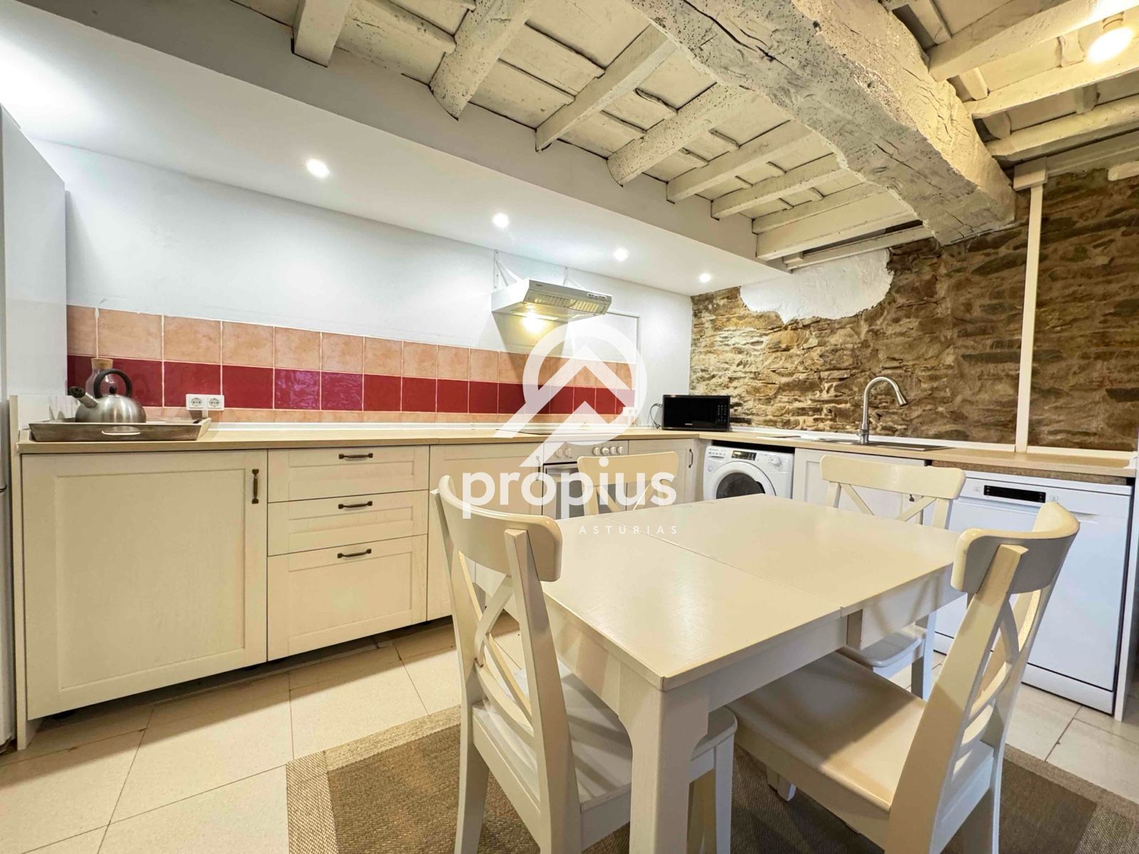 Cocina de Casa adosada en venta en Pravia con Calefacción