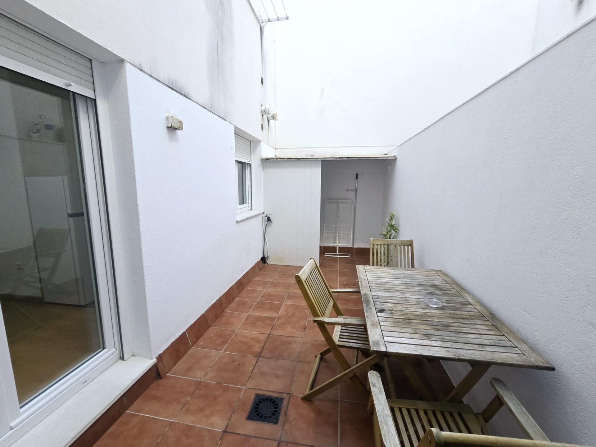 Terrace of Flat for sale in  Cádiz Capital  with Air Conditioner, Parquet flooring and Furnished