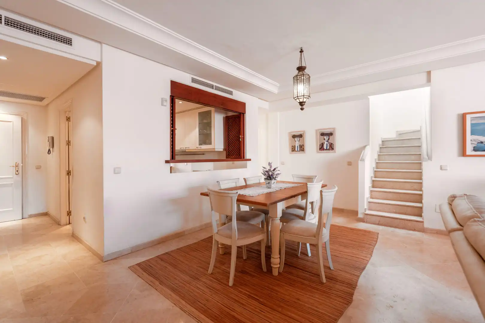 Dining room of Attic for sale in Estepona  with Air Conditioner, Terrace and Swimming Pool