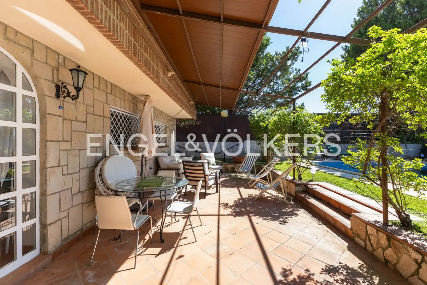 Terrace of Houses for rent in Riba-roja de Túria  with Air Conditioner, Heating and Private garden