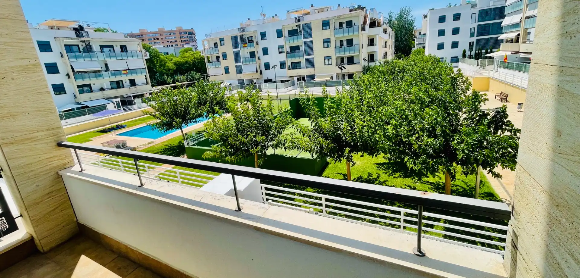 Vista exterior de Pis en venda en  Palma de Mallorca amb Aire condicionat, Terrassa i Traster