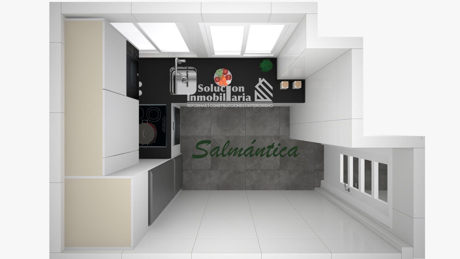 Kitchen of Flat for sale in Salamanca Capital  with Heating and Terrace