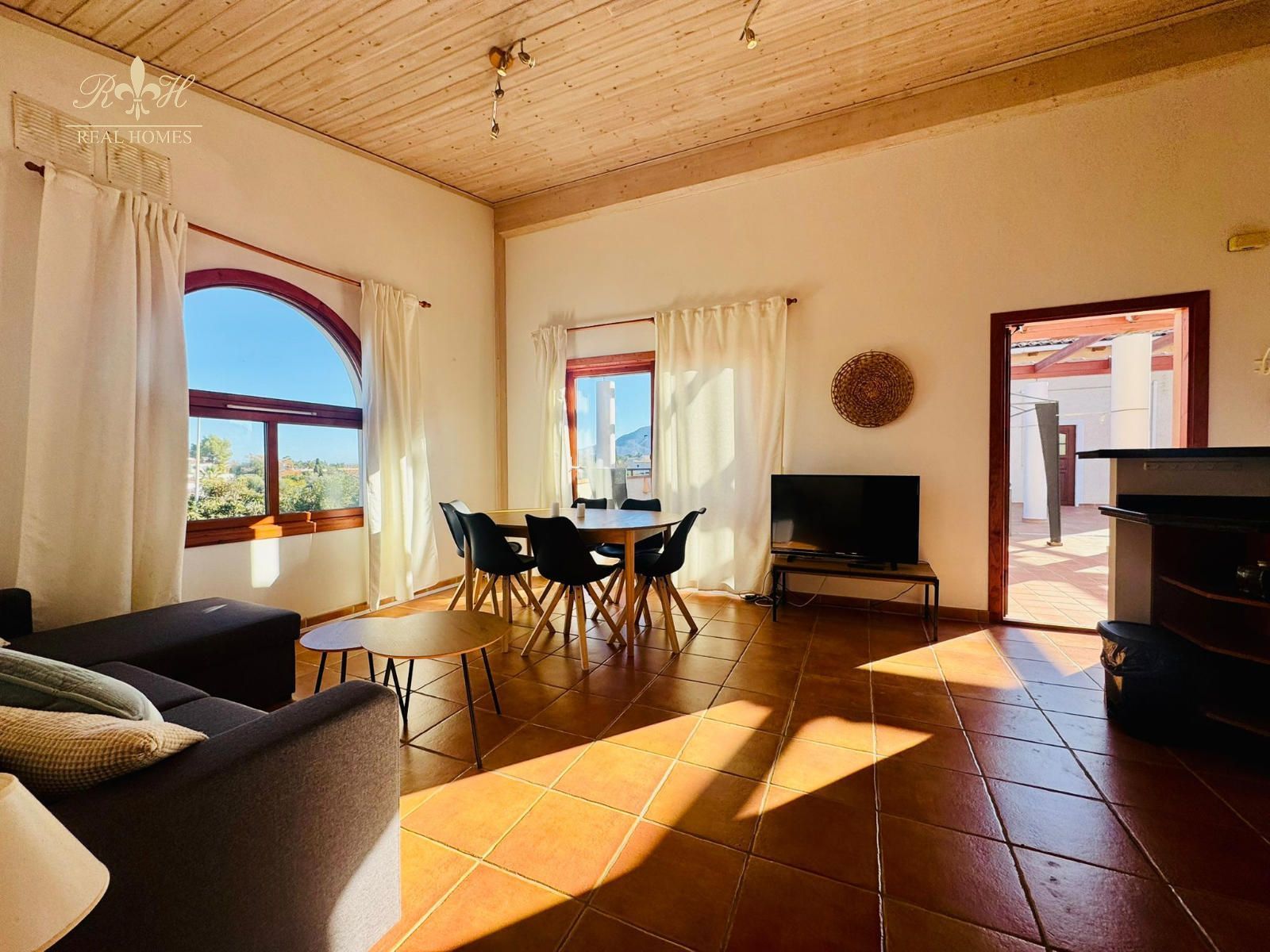 Living room of Flat to rent in L'Alfàs del Pi  with Air Conditioner, Terrace and Swimming Pool