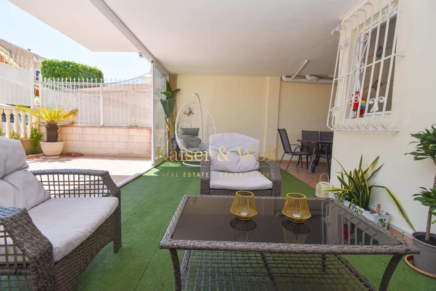 Terrassa de Casa o xalet en venda en Santa Pola amb Aire condicionat, Jardí privat i Terrassa