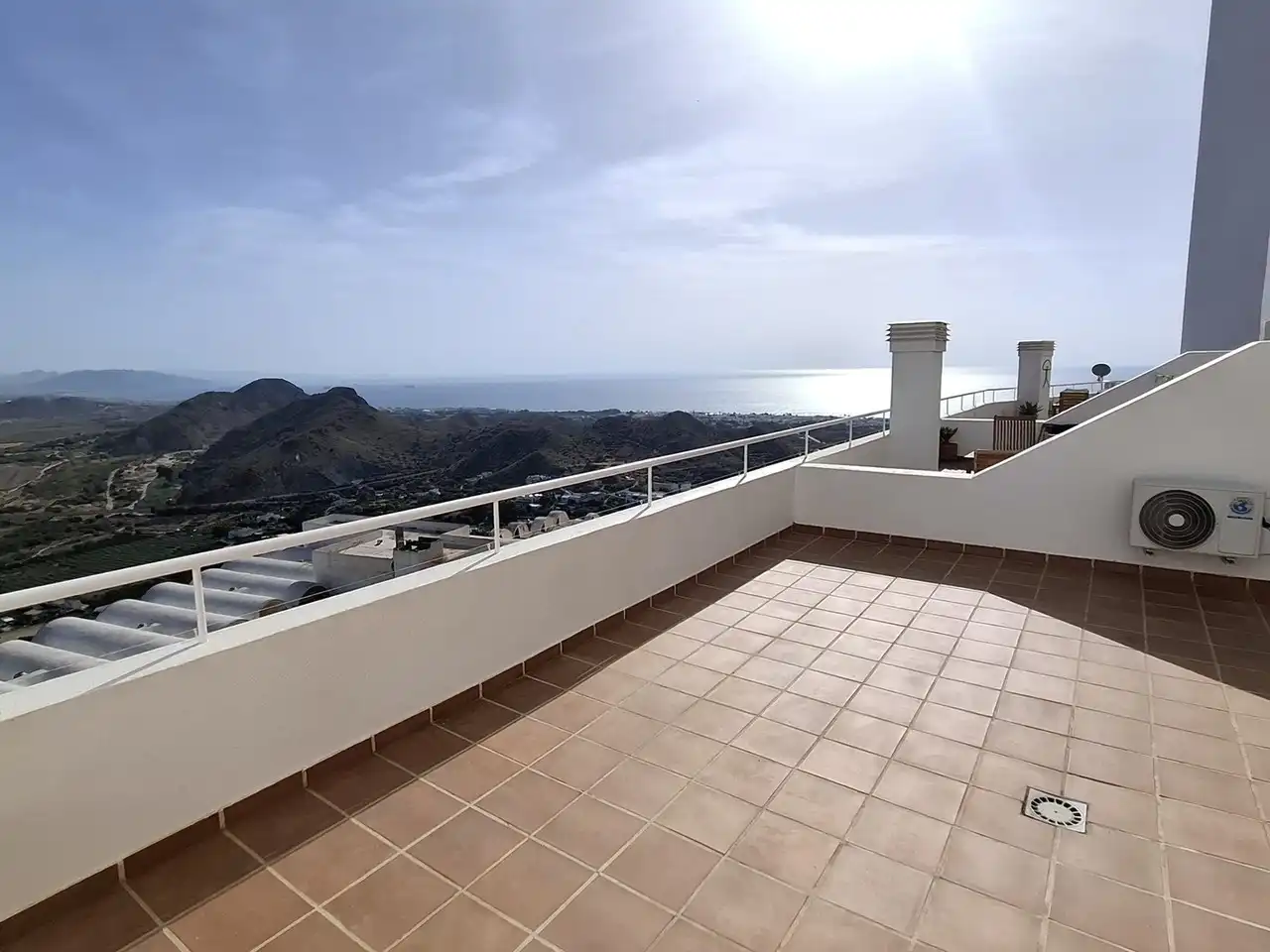Terrasse von Wohnungen zum Verkauf in Mojácar mit Klimaanlage, Terrasse und Schwimmbad