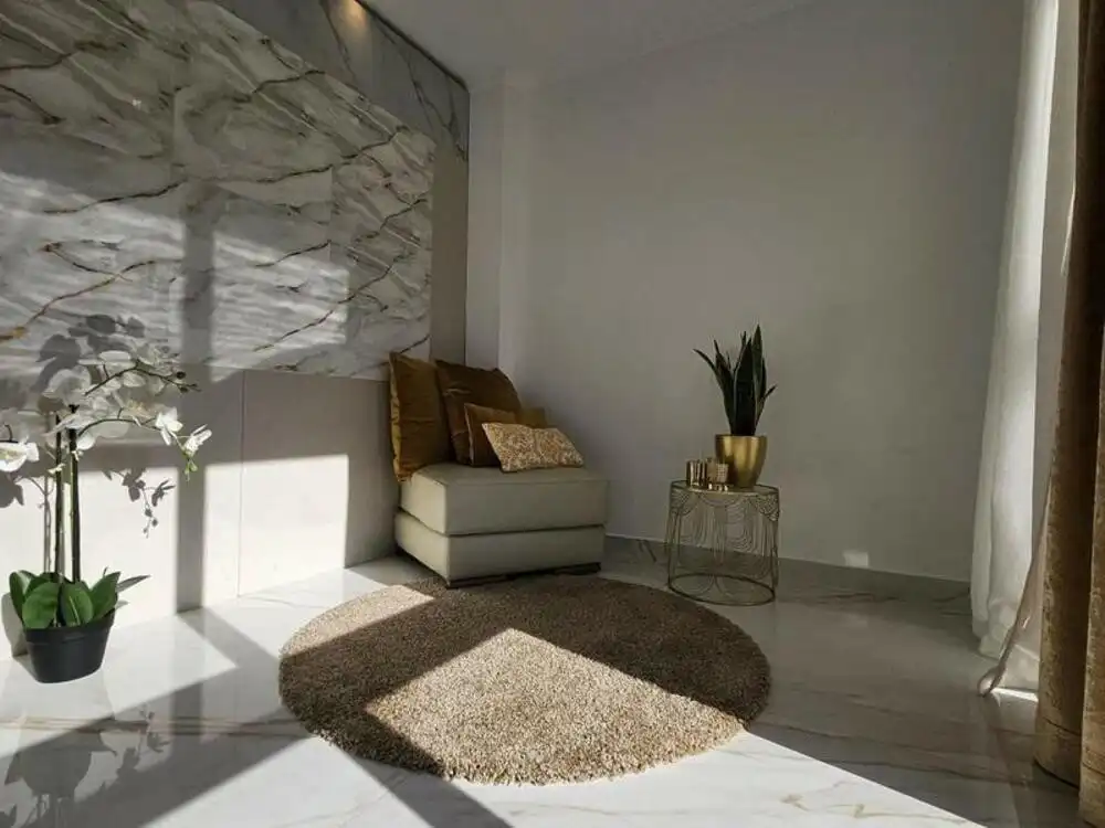 Living room of Houses for rent in Estepona  with Air Conditioner, Private garden and Terrace