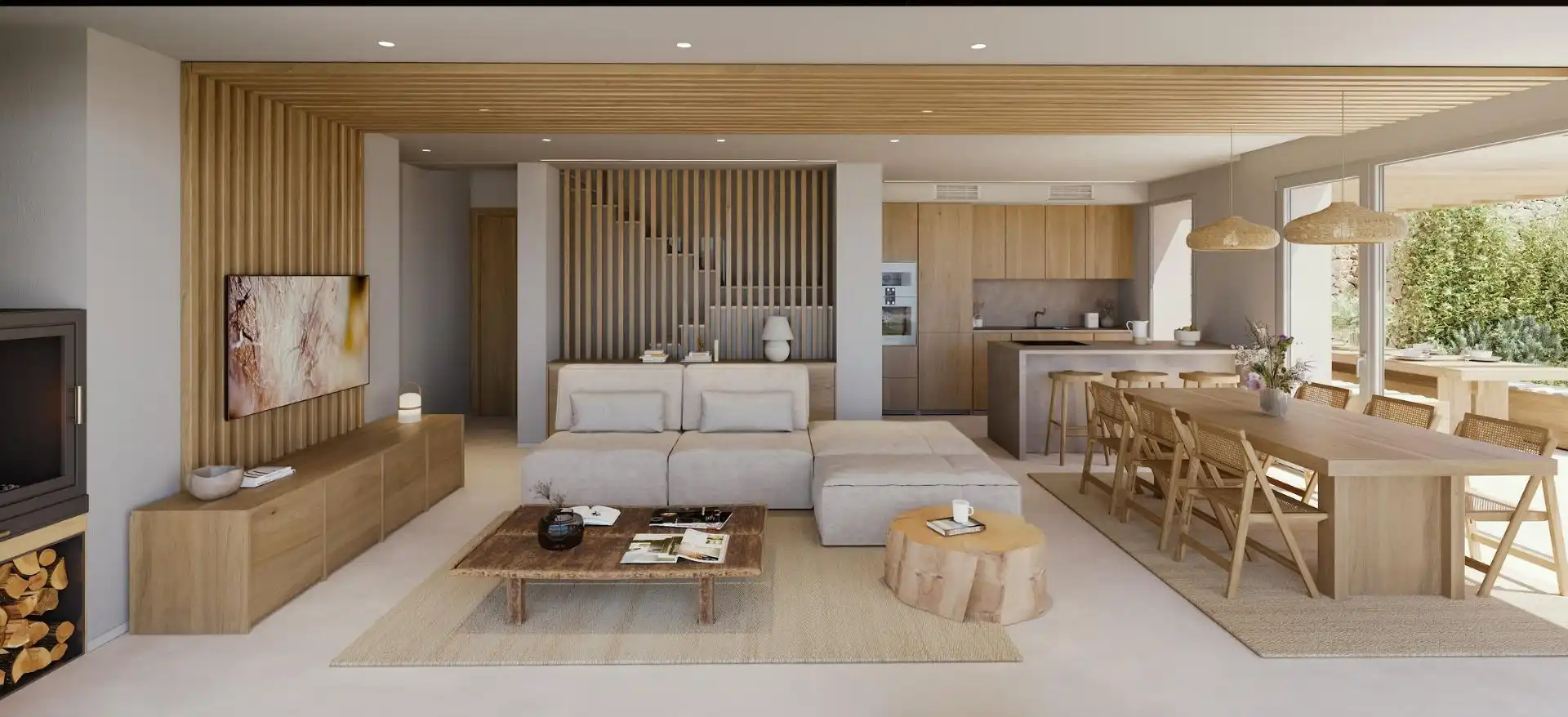 Living room of Houses for sale in Llíber  with Air Conditioner, Heating and Private garden