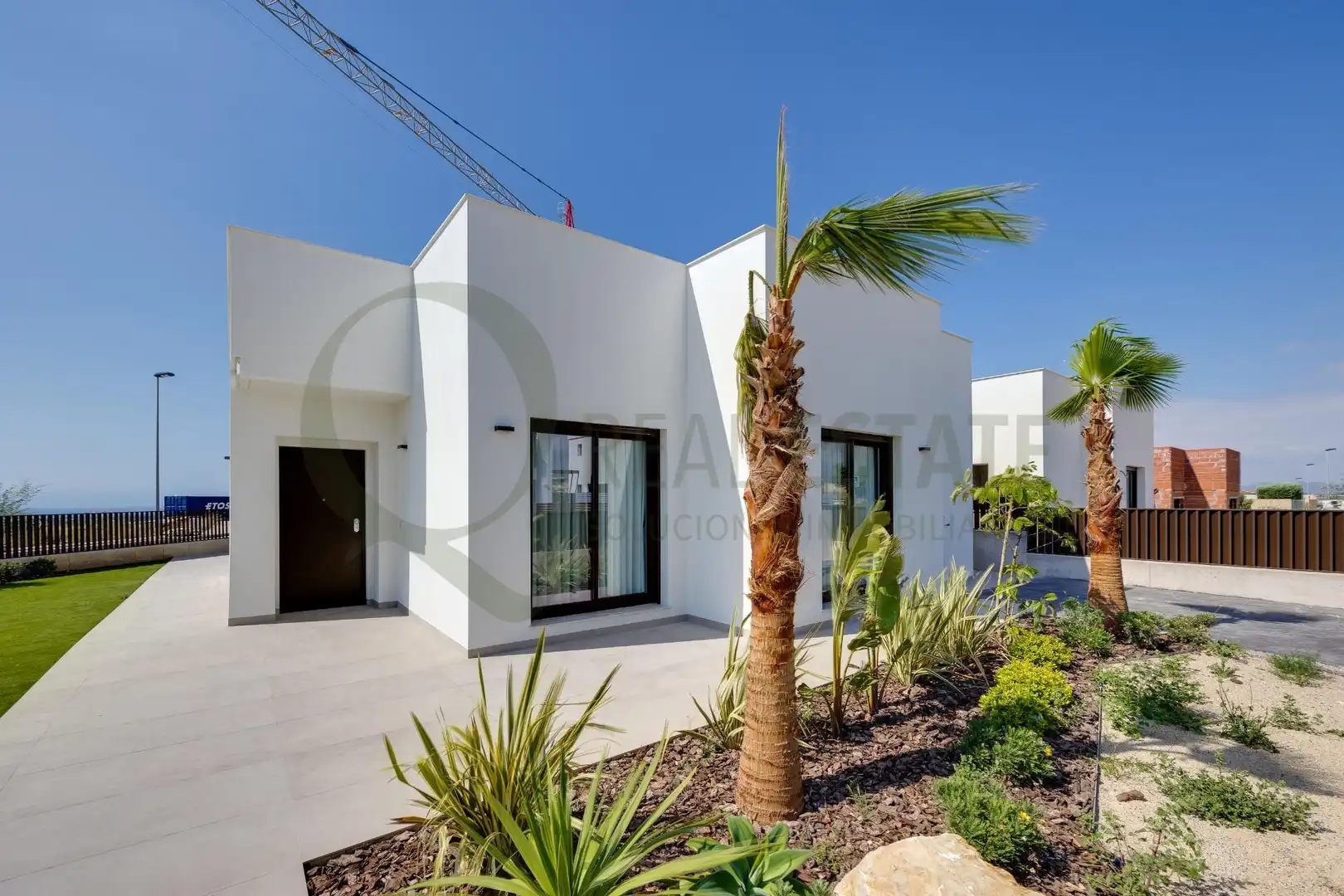 Vista exterior de Casa o xalet en venda en Mutxamel amb Aire condicionat, Calefacció i Jardí privat