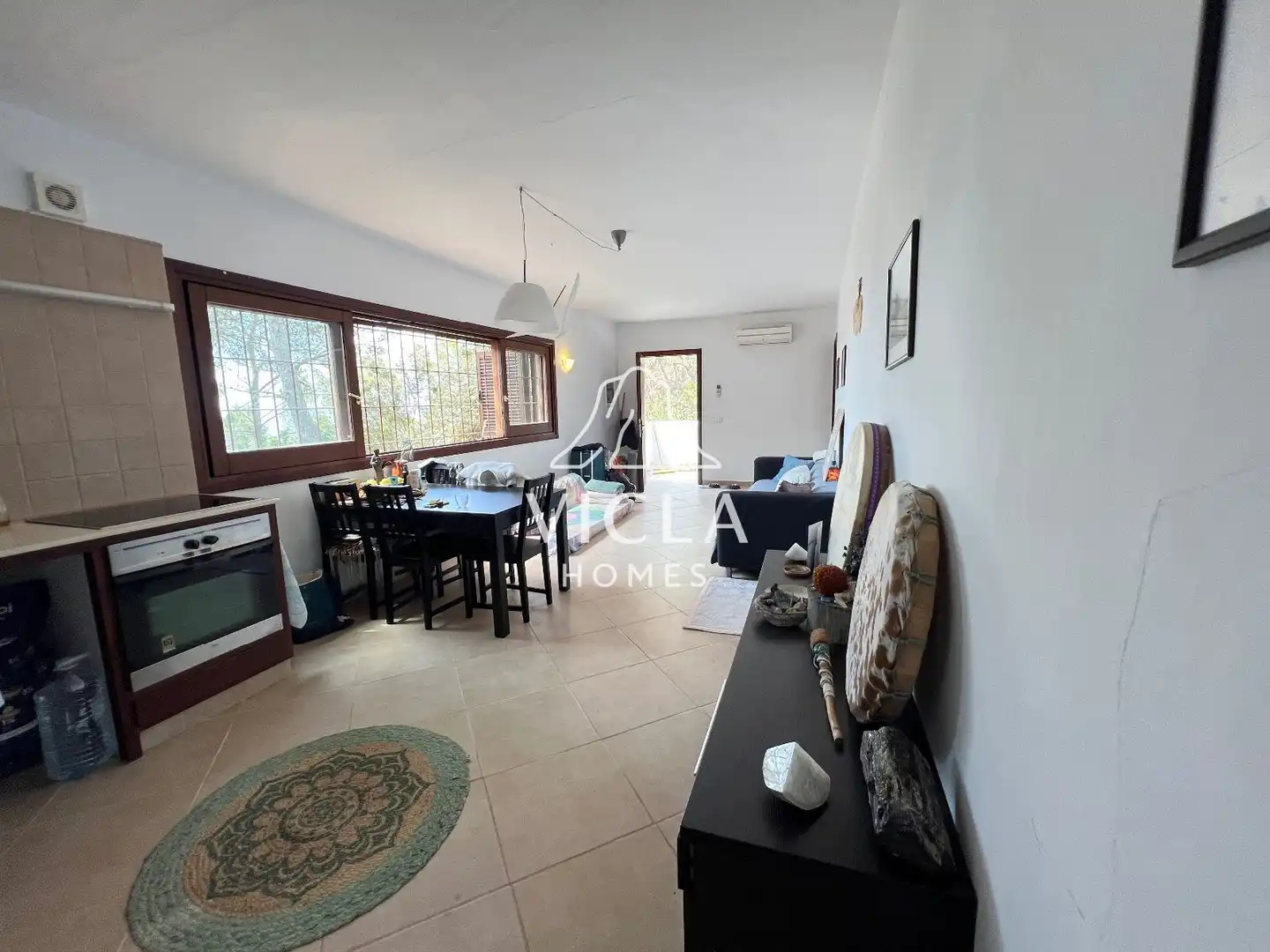 Sala de estar de Casa o chalet de alquiler en Sant Josep de sa Talaia con Aire acondicionado, Calefacción y Terraza