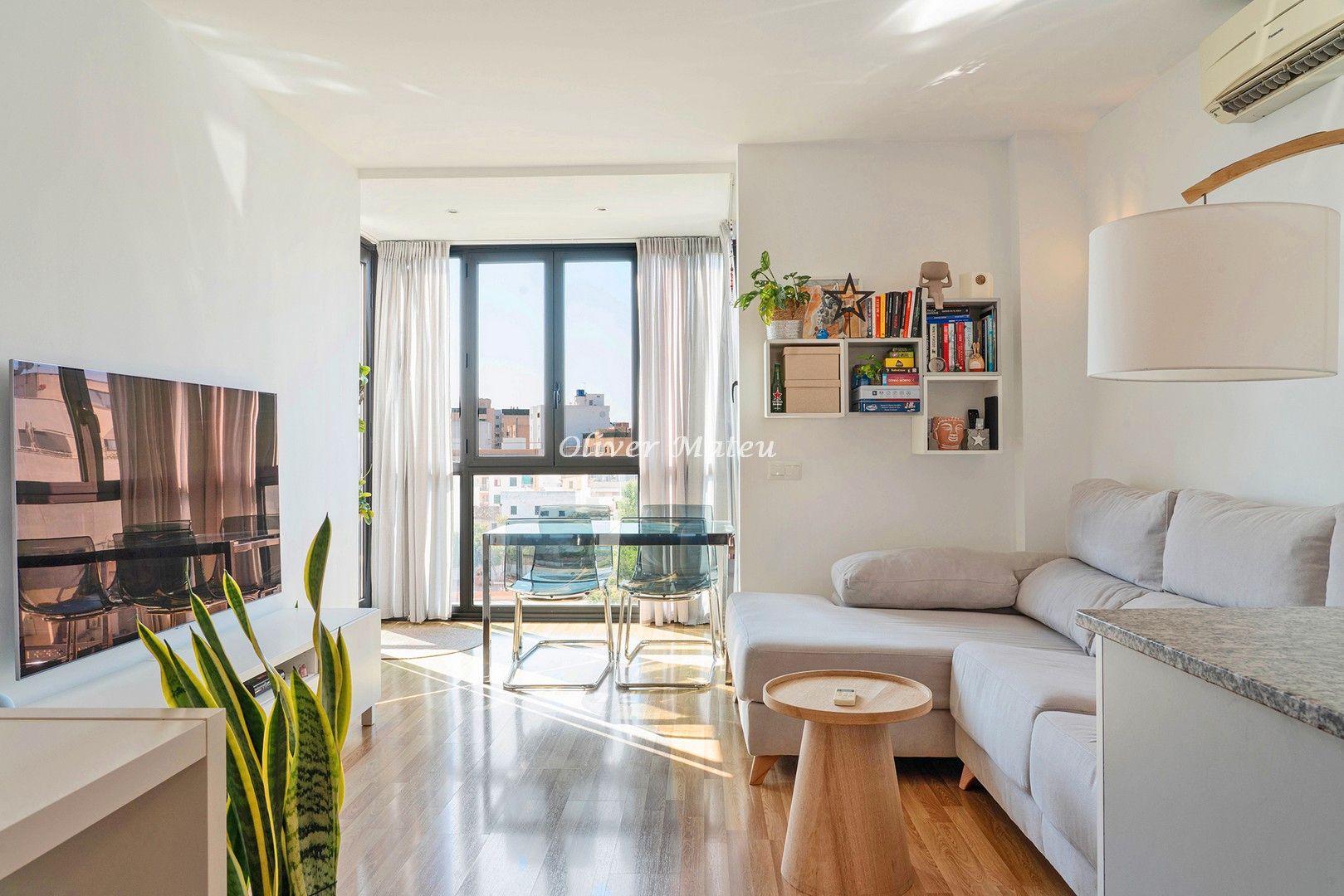 Sala d'estar de Àtic en venda en  Palma de Mallorca amb Aire condicionat, Calefacció i Terrassa