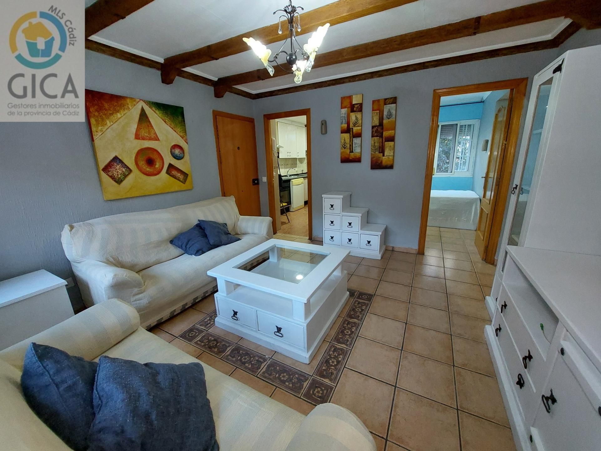 Living room of Flat for sale in Algeciras  with Air Conditioner and Storage room