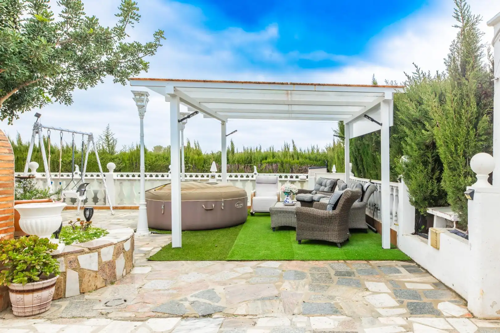 Terraza de Casa o chalet en venta en Turís con Aire acondicionado, Jardín privado y Terraza
