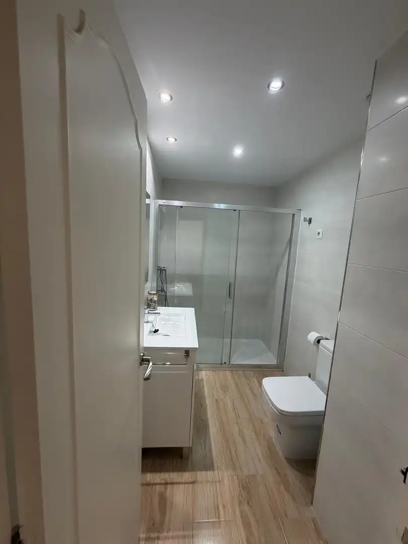 Bathroom of Flat for rent in Málaga  with Air Conditioner, Heating and Furnished