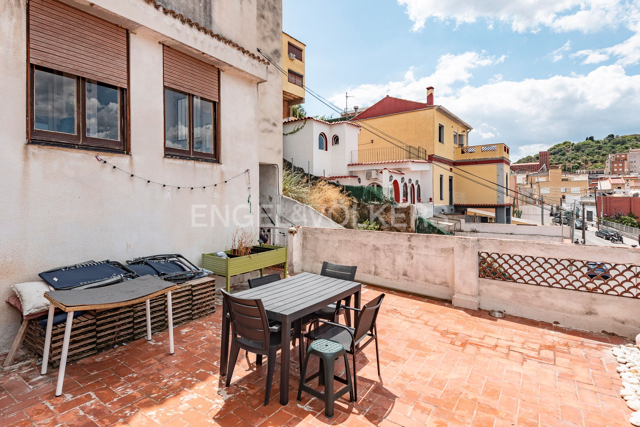 Terraza de Apartamento en venta en  Barcelona Capital con Calefacción, Parquet y Terraza