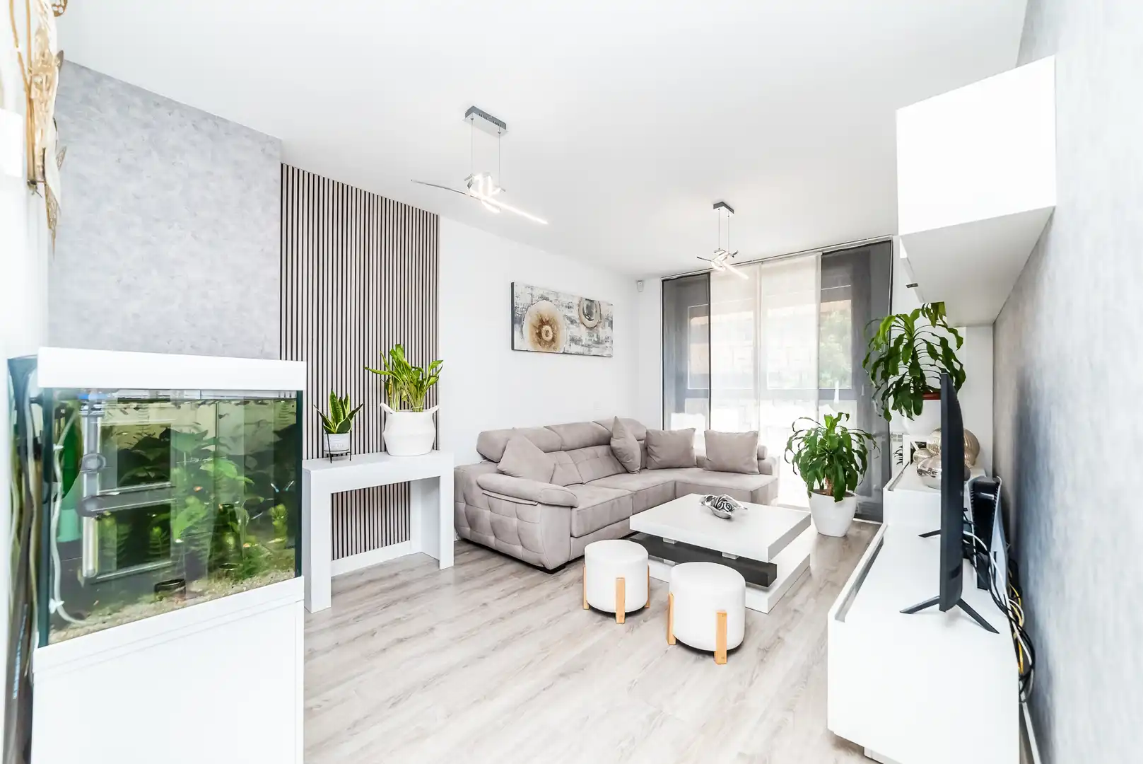 Sala de estar de Piso en venta en Leganés con Aire acondicionado, Trastero y Piscina comunitaria