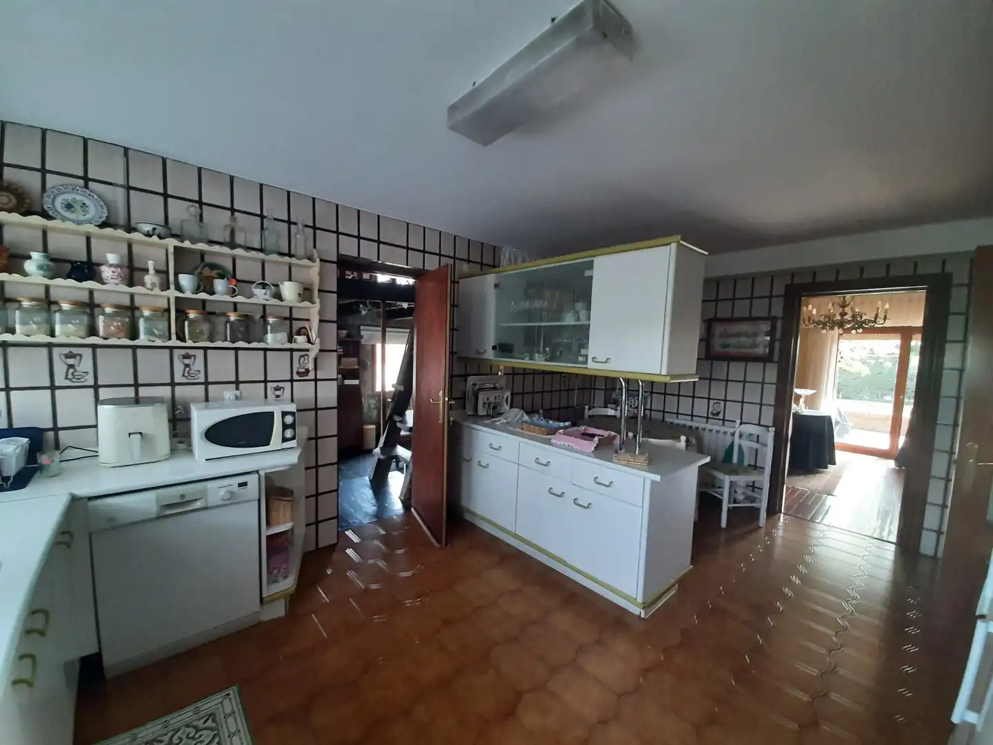 Cocina de Casa adosada en venta en Villaquilambre con Calefacción, Jardín privado y Terraza