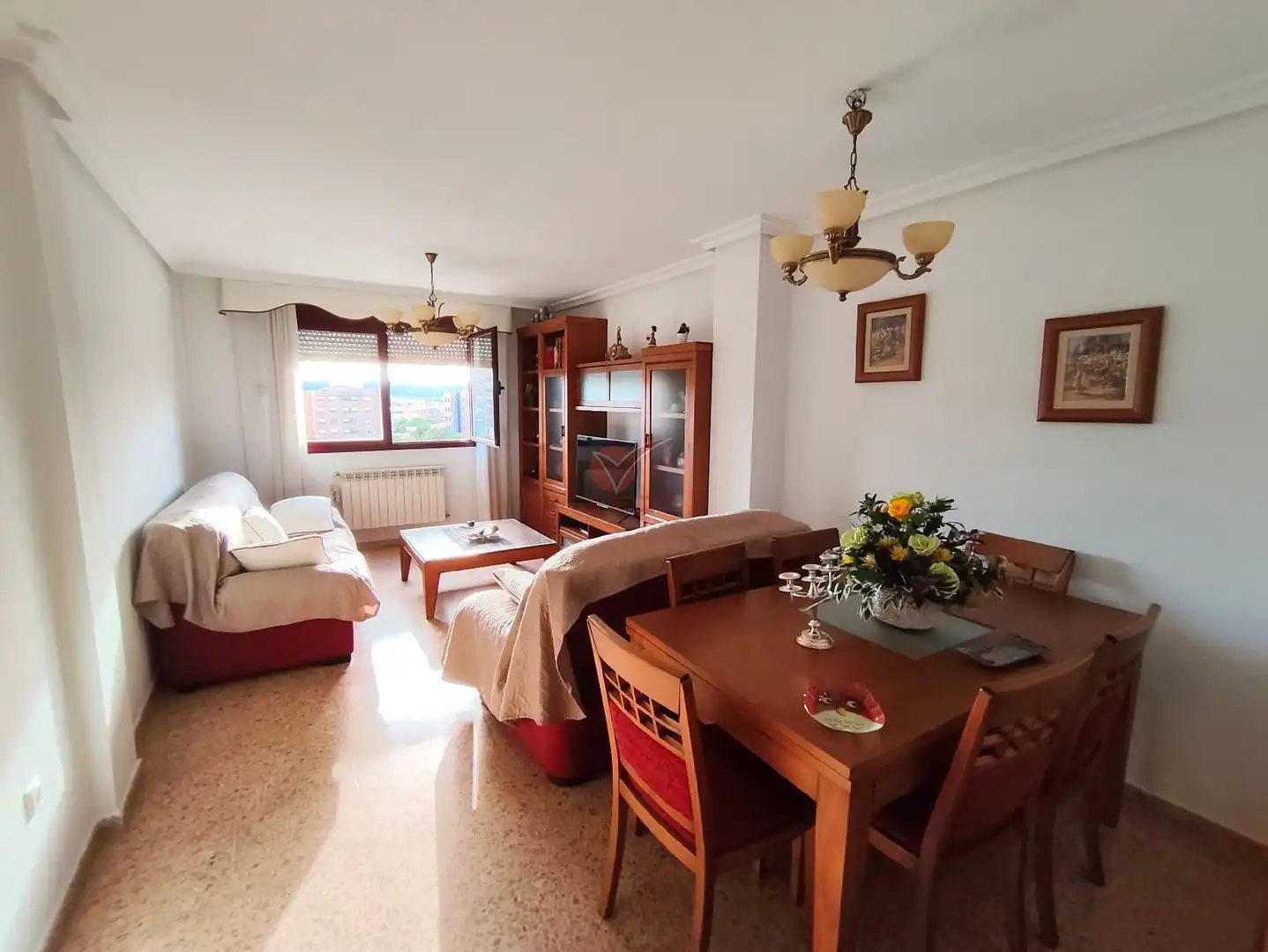Sala de estar de Piso de alquiler en Cuenca con Calefacción y Amueblado