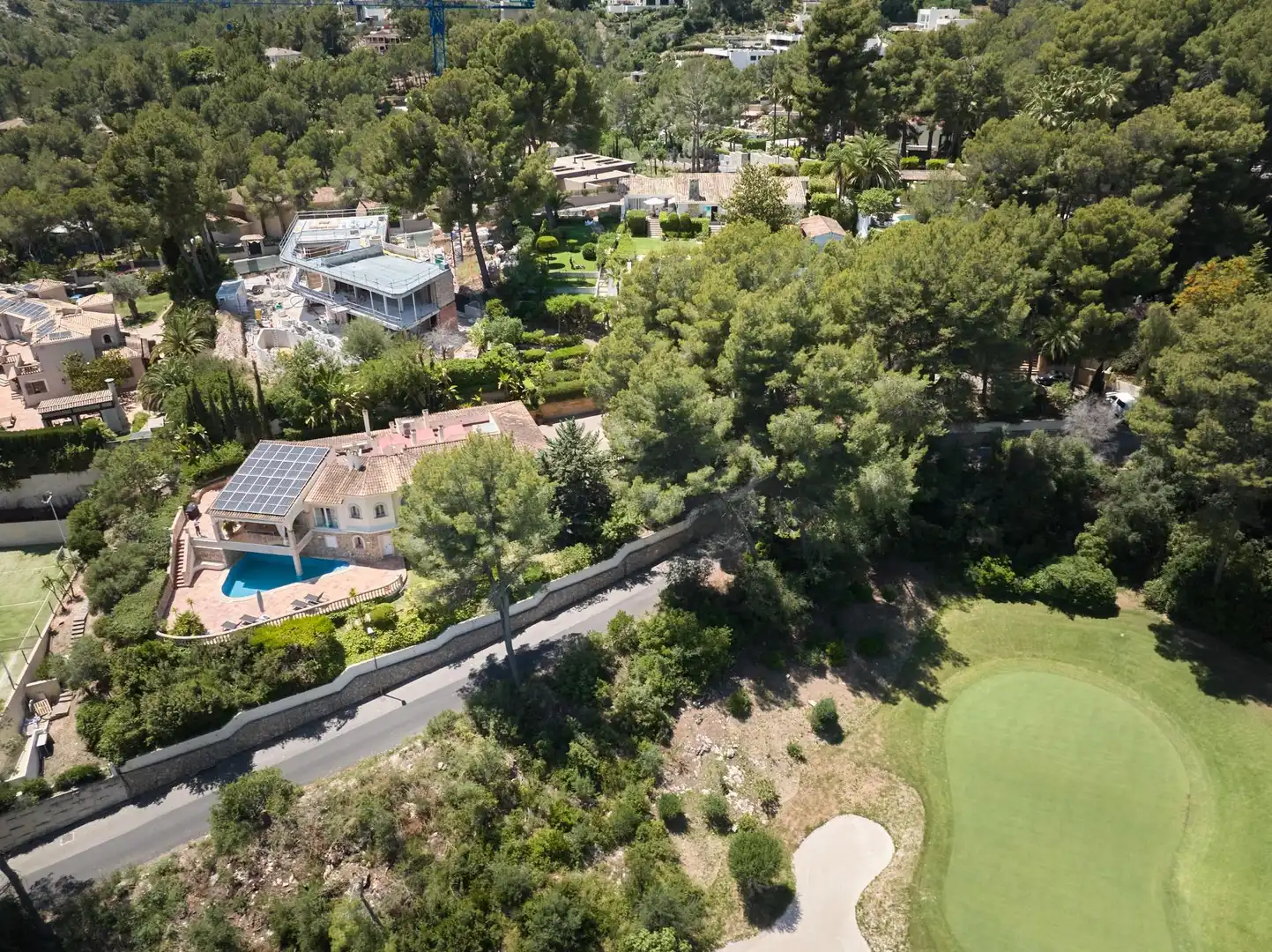 Vista exterior de Casa o xalet en venda en  Palma de Mallorca amb Aire condicionat, Jardí privat i Parquet