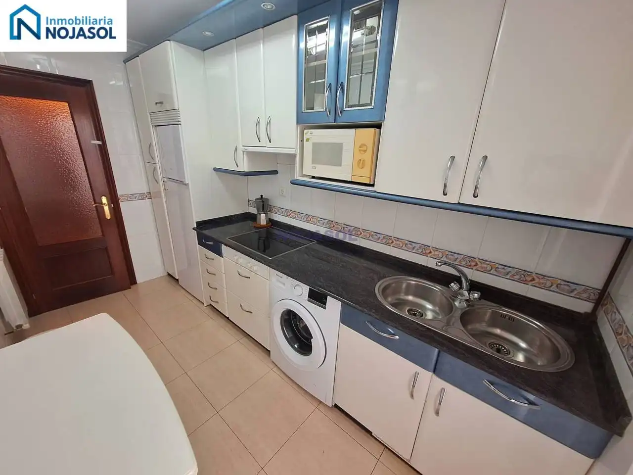 Cocina de Apartamento de alquiler en Noja con Calefacción, Jardín privado y Terraza