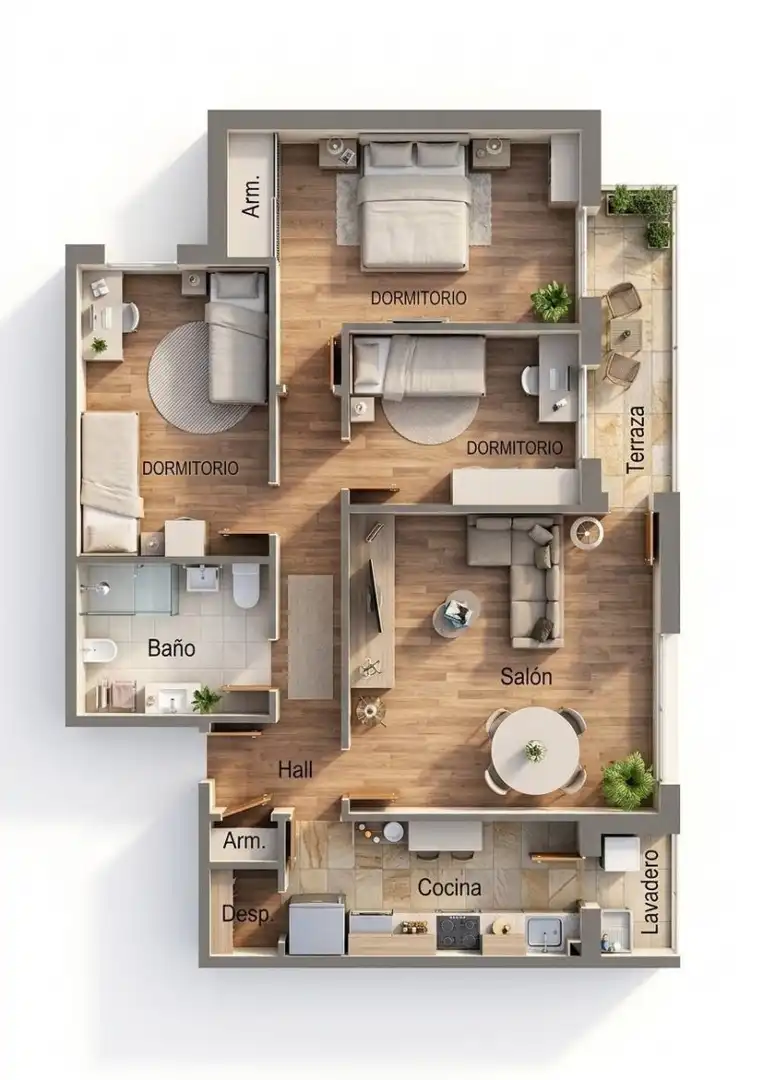 Flat for sale in Jaraíz de la Vera  with Private garden and Terrace
