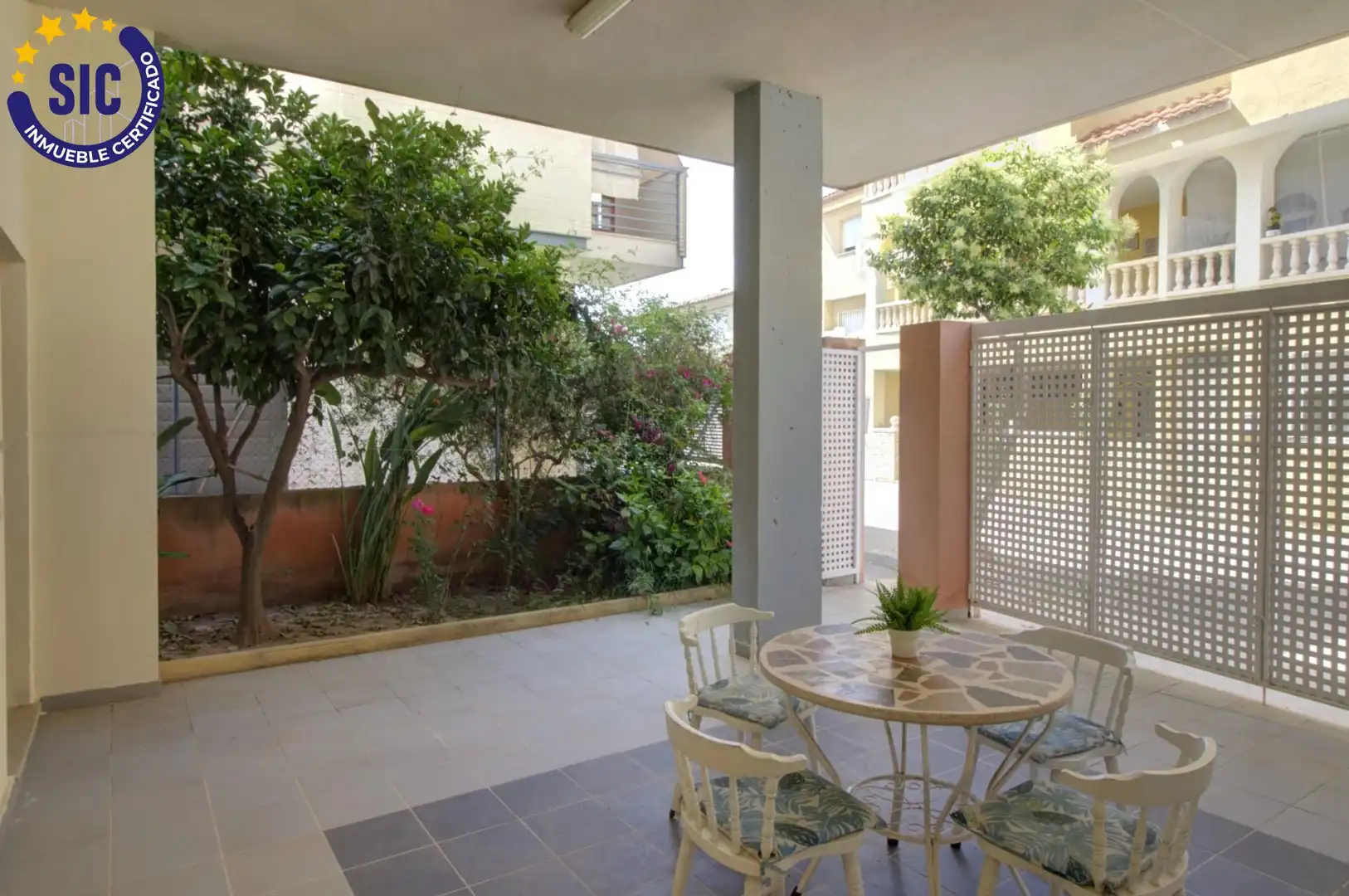 Terraza de Casa adosada en venta en Chilches / Xilxes con Jardín privado, Terraza y Amueblado